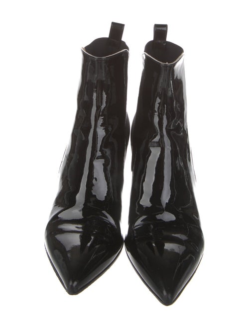 Gianvito Rossi Patent Leather Chelsea Boots