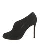 Gianvito Rossi Suede Cutout Accent Pumps