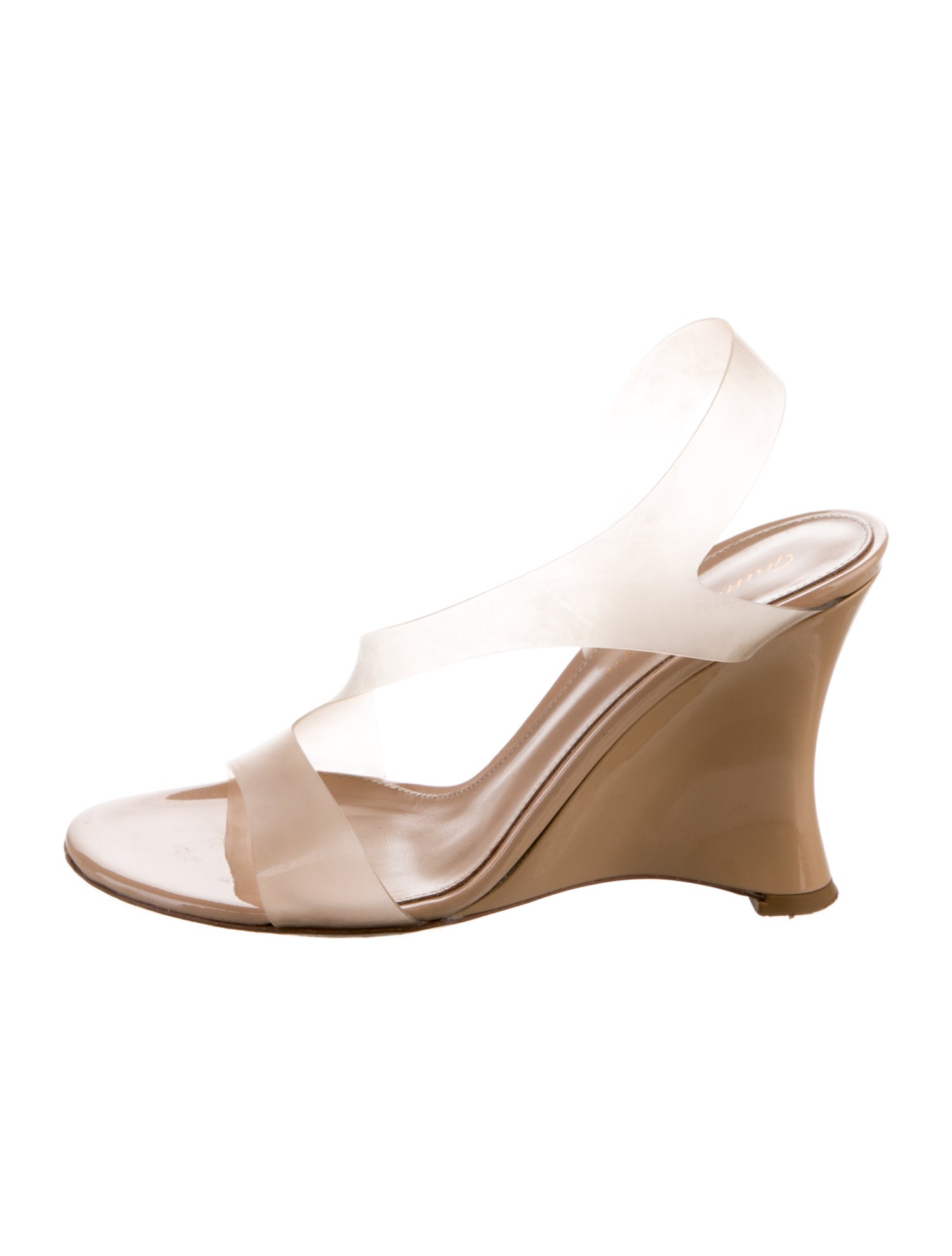 Gianvito Rossi PVC Slingback Sandals