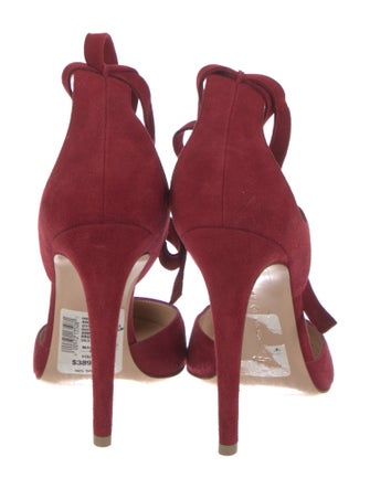 Gianvito Rossi Suede D'Orsay Pumps