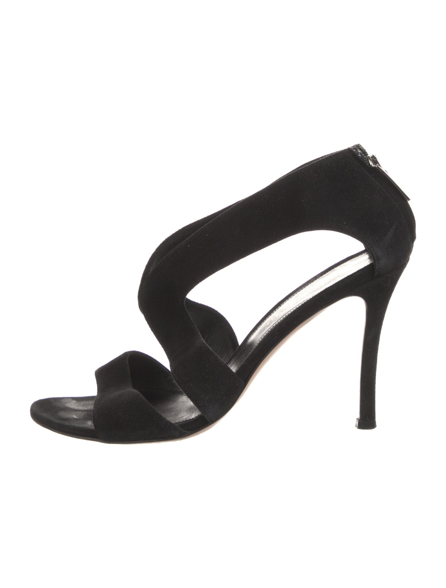 Gianvito Rossi Suede Slingback Sandals