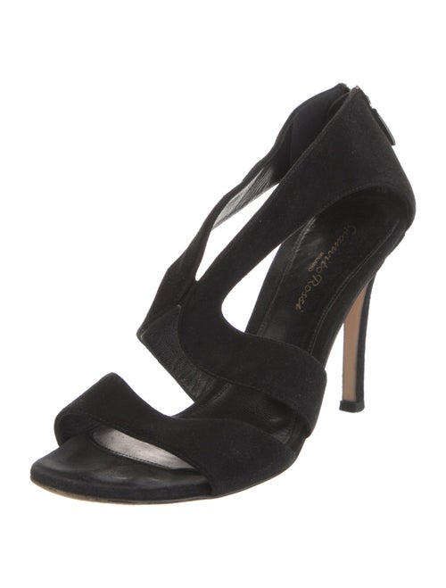 Gianvito Rossi Suede Slingback Sandals