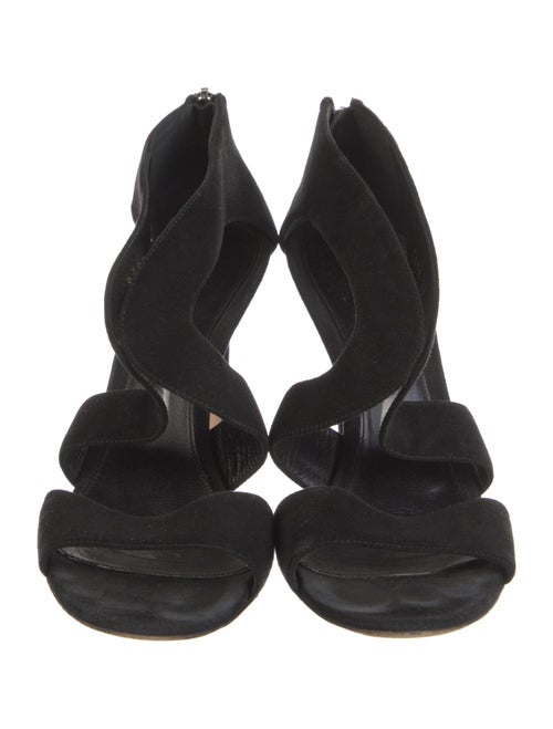 Gianvito Rossi Suede Slingback Sandals