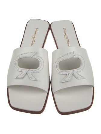 Gianvito Rossi Leather Slides