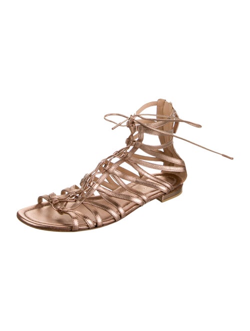 Gianvito Rossi Leather Gladiator Sandals