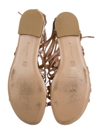 Gianvito Rossi Leather Gladiator Sandals