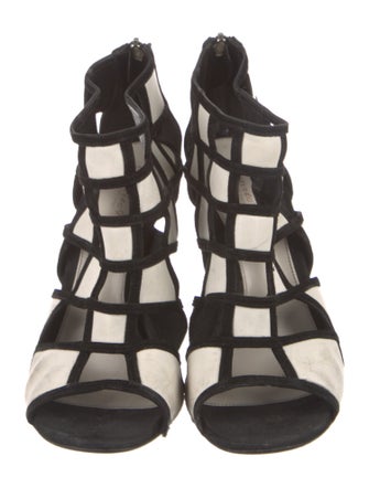 Gianvito Rossi Suede Animal Print Pumps