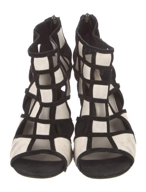 Gianvito Rossi Suede Animal Print Pumps