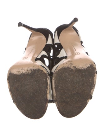 Gianvito Rossi Suede Animal Print Pumps