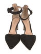 Gianvito Rossi Suede D'Orsay Pumps