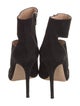 Gianvito Rossi Suede Cutout Accent Pumps