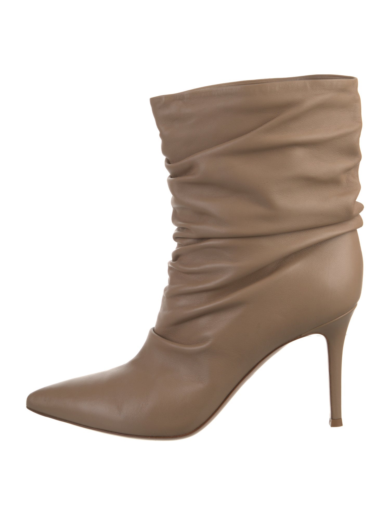 Gianvito Rossi Leather Slouch Boots