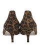 Gianvito Rossi Suede Animal Print Pumps