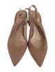 Gianvito Rossi Suede Slingback Pumps