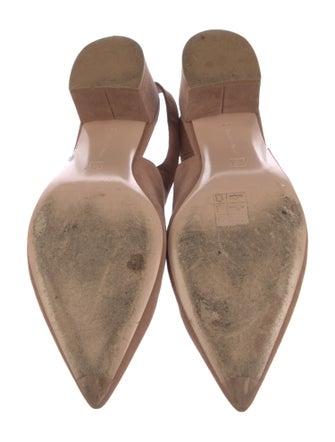 Gianvito Rossi Suede Slingback Pumps