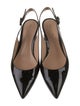 Gianvito Rossi Patent Leather Slingback Pumps
