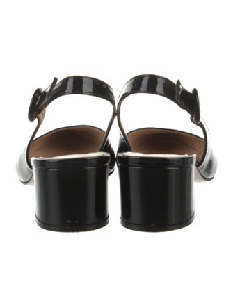 Gianvito Rossi Patent Leather Slingback Pumps