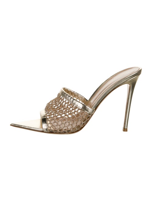 Gianvito Rossi Leather Slides