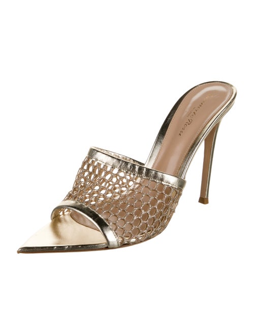 Gianvito Rossi Leather Slides