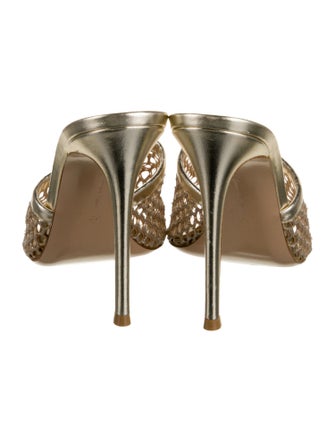 Gianvito Rossi Leather Slides