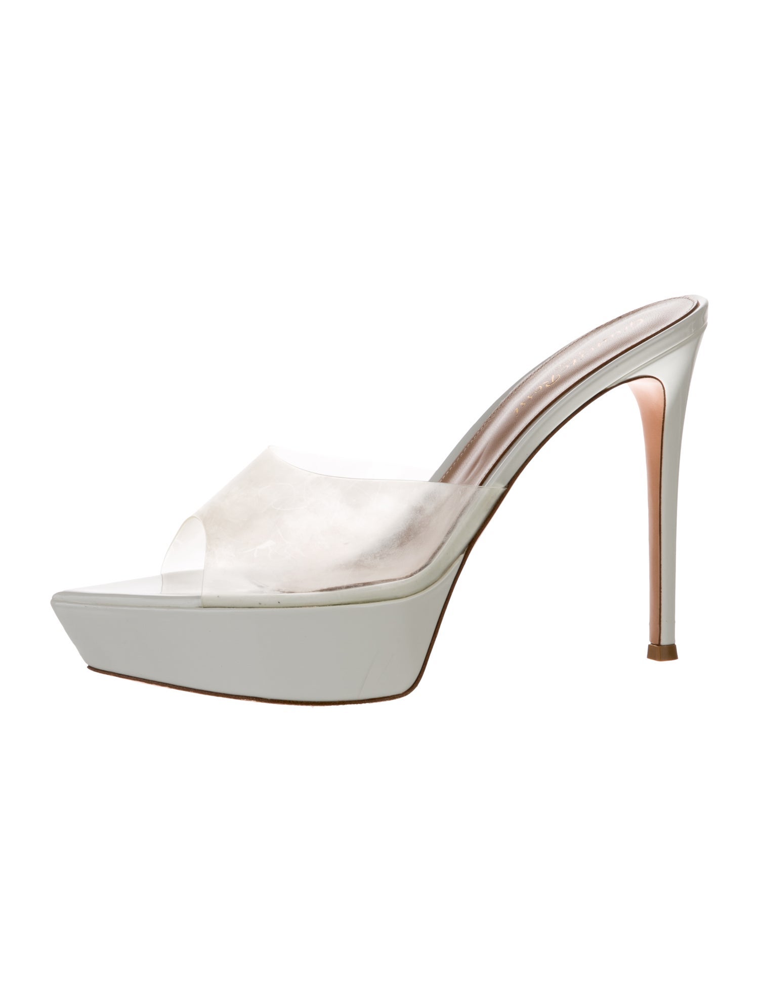 Gianvito Rossi Leather Slides