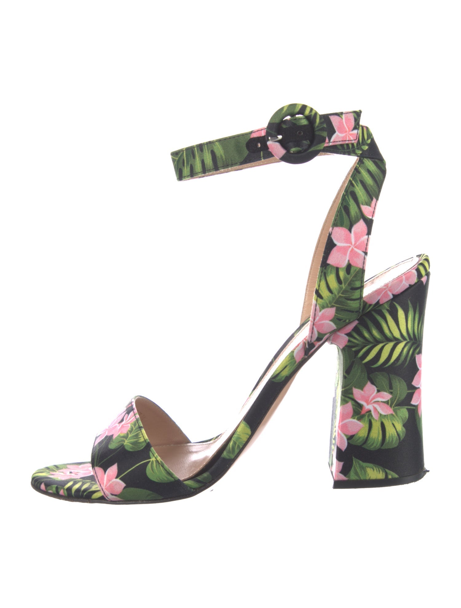 Gianvito Rossi Floral Print Sandals