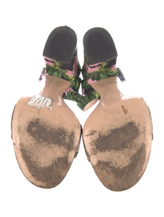 Gianvito Rossi Floral Print Sandals