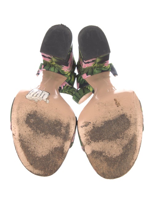 Gianvito Rossi Floral Print Sandals