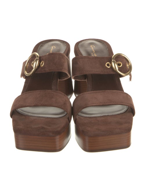 Gianvito Rossi Suede Slides