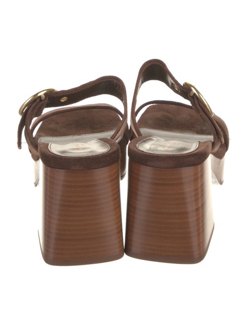 Gianvito Rossi Suede Slides