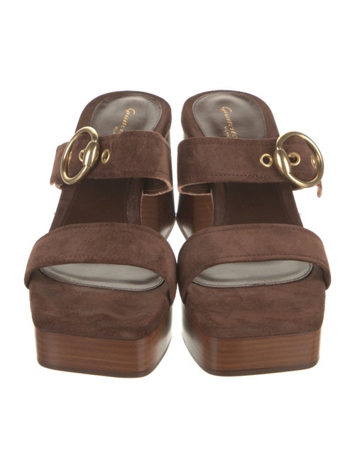 Gianvito Rossi Suede Slides