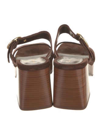 Gianvito Rossi Suede Slides