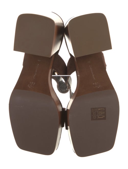 Gianvito Rossi Suede Slides