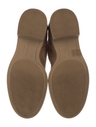 Gianvito Rossi Suede Combat Boots