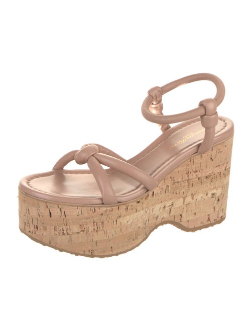 Gianvito Rossi Leather Slingback Sandals