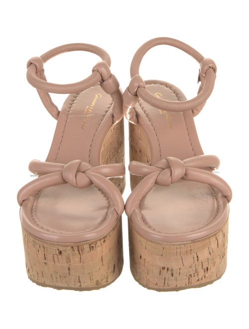 Gianvito Rossi Leather Slingback Sandals