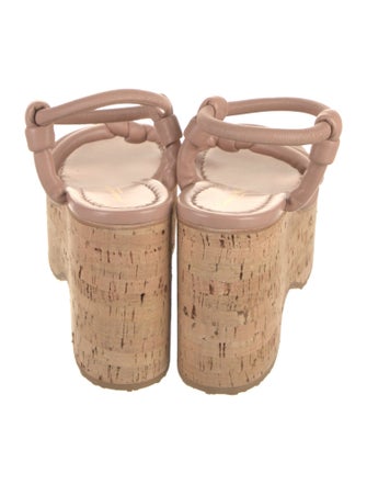 Gianvito Rossi Leather Slingback Sandals