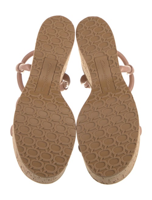 Gianvito Rossi Leather Slingback Sandals