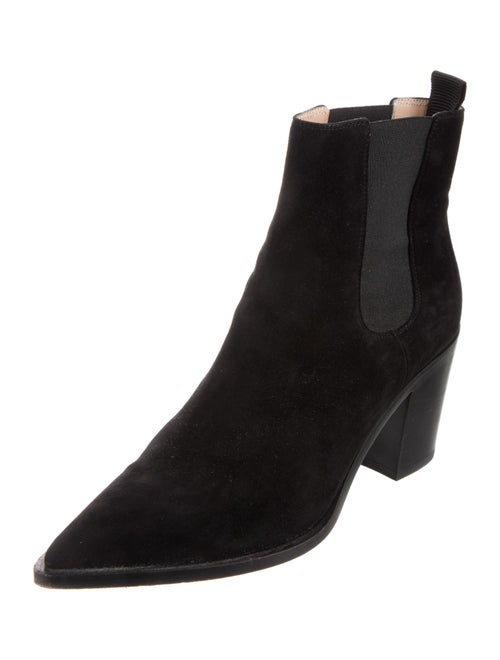 Gianvito Rossi Suede Chelsea Boots