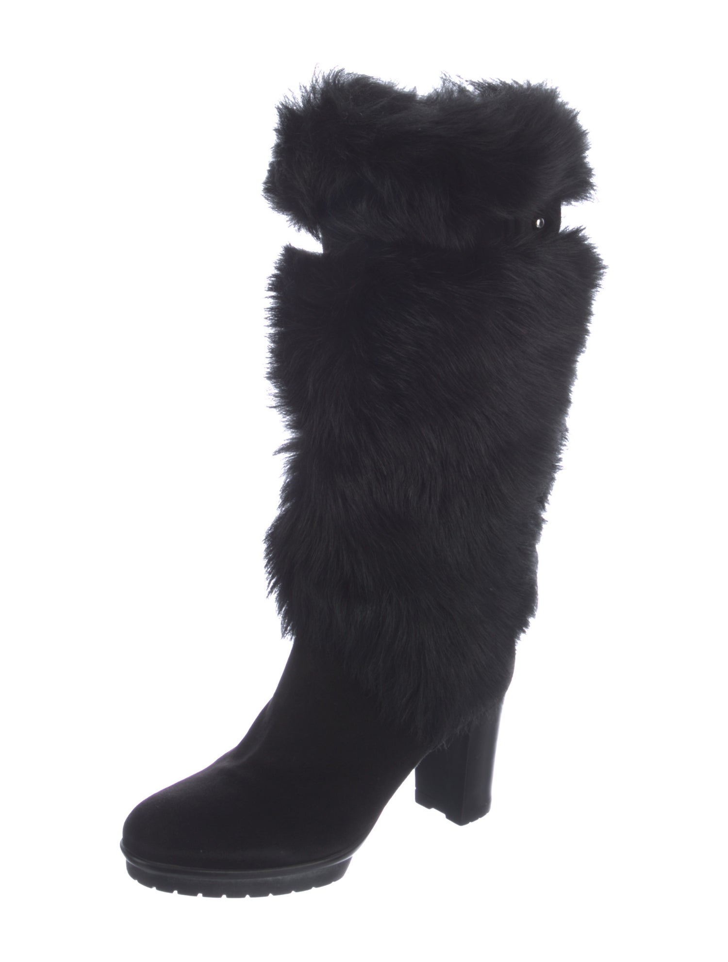 Gianvito Rossi Suede Lace-Up Boots