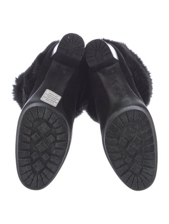 Gianvito Rossi Suede Lace-Up Boots