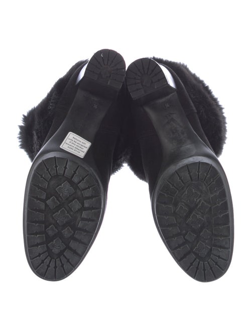 Gianvito Rossi Suede Lace-Up Boots