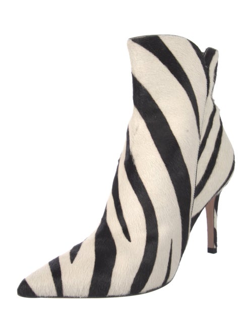 Gianvito Rossi Ponyhair Animal Print Boots