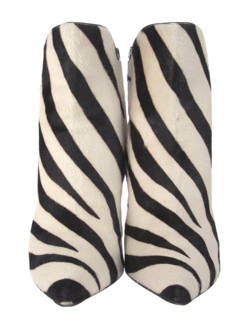 Gianvito Rossi Ponyhair Animal Print Boots