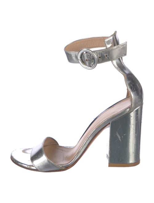 Gianvito Rossi Leather Printed Sandals