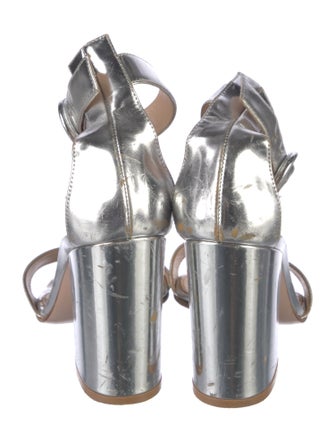 Gianvito Rossi Leather Printed Sandals