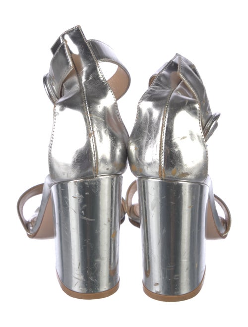 Gianvito Rossi Leather Printed Sandals