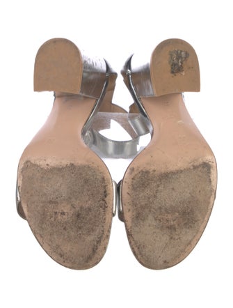 Gianvito Rossi Leather Printed Sandals