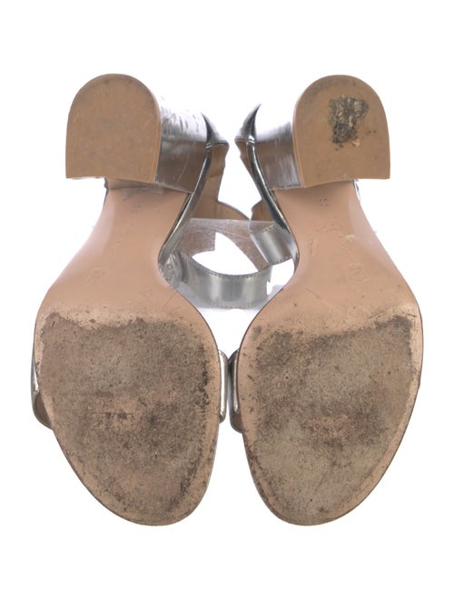 Gianvito Rossi Leather Printed Sandals