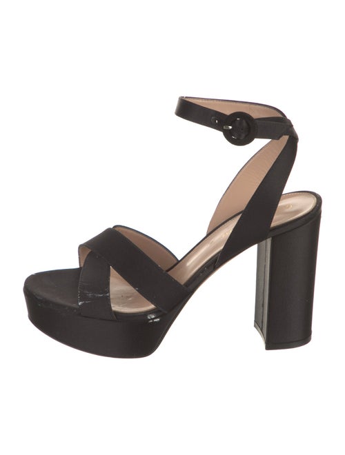 Gianvito Rossi Satin Sandals